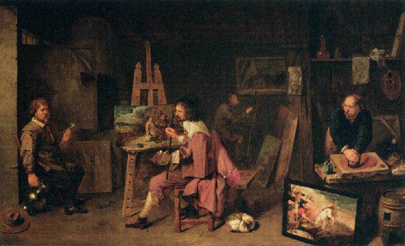 David Rijckaert Painters Studio